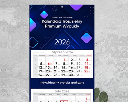 Kalendarze trójdzielne